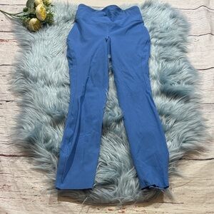 Lululemon Base Pace High Rise Nulux Ribbed Tight in Blur Nile Sz 0